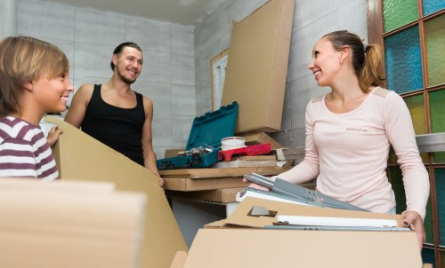 Removal team planning a house move in Twickenham street