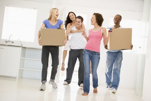 Commercial moving team handling office relocation in Twickenham