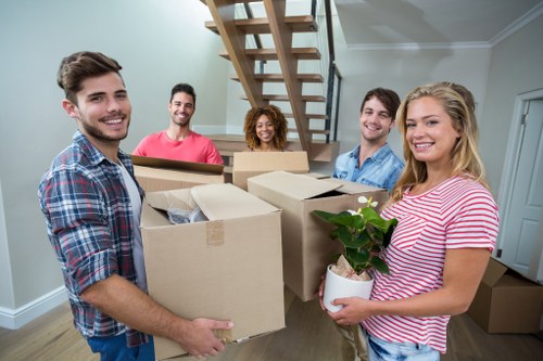 Removal van service in Twickenham prepared for a local home move