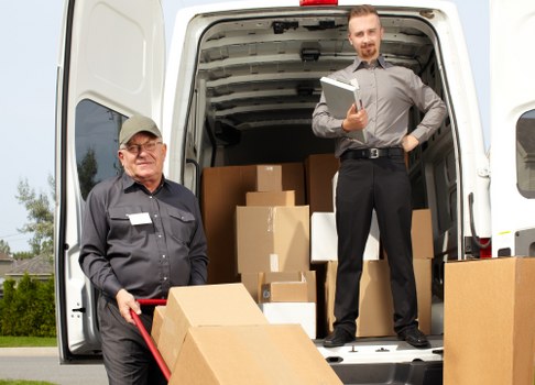Removal van in Twickenham helping with a residential move