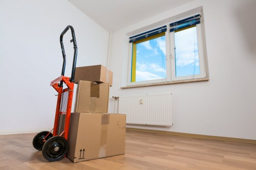 Local moving van used for home and business deliveries in Twickenham